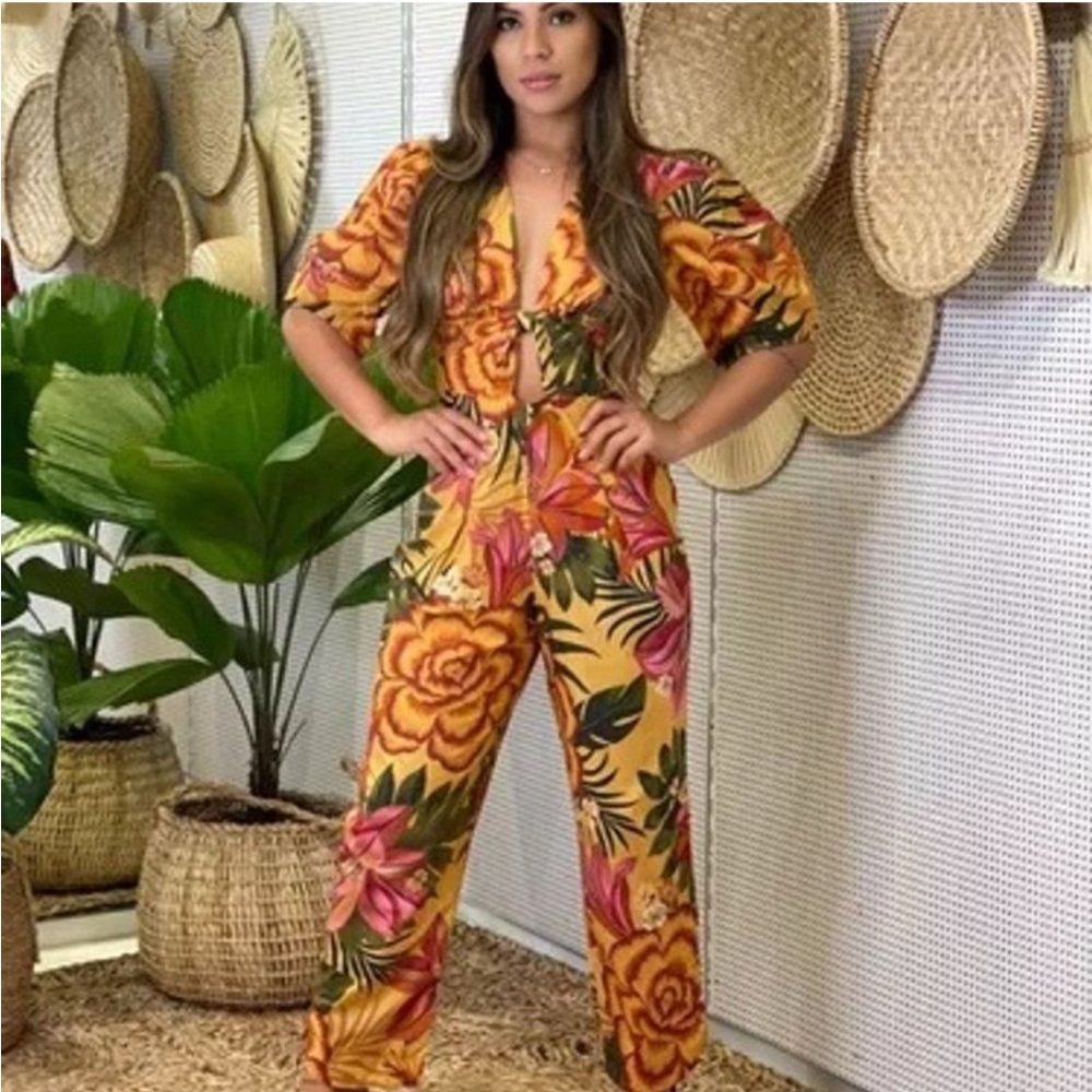 Farm Rio jumpsuit. Medium.